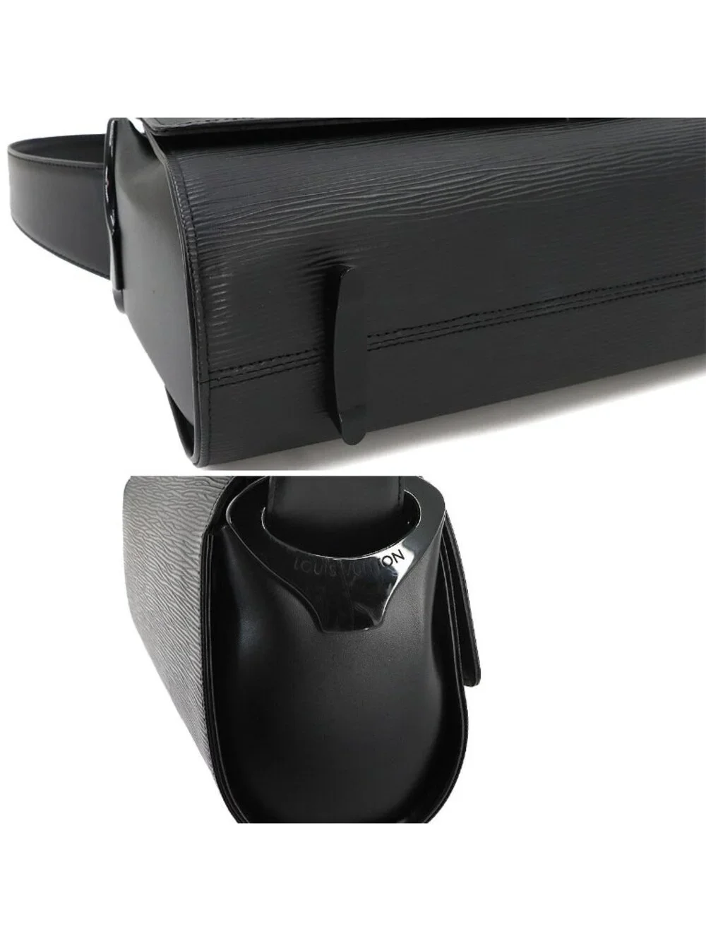 Louis Vuitton Epi Nocturne GM Shoulder Bag Leather Noir